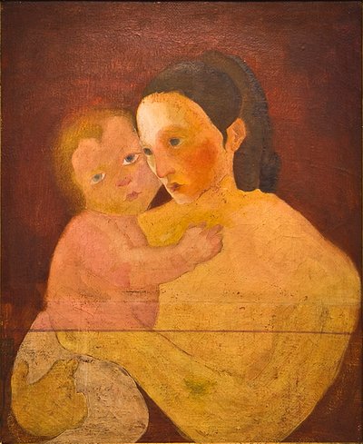 Mutter mit Kind von Franjo Golob
